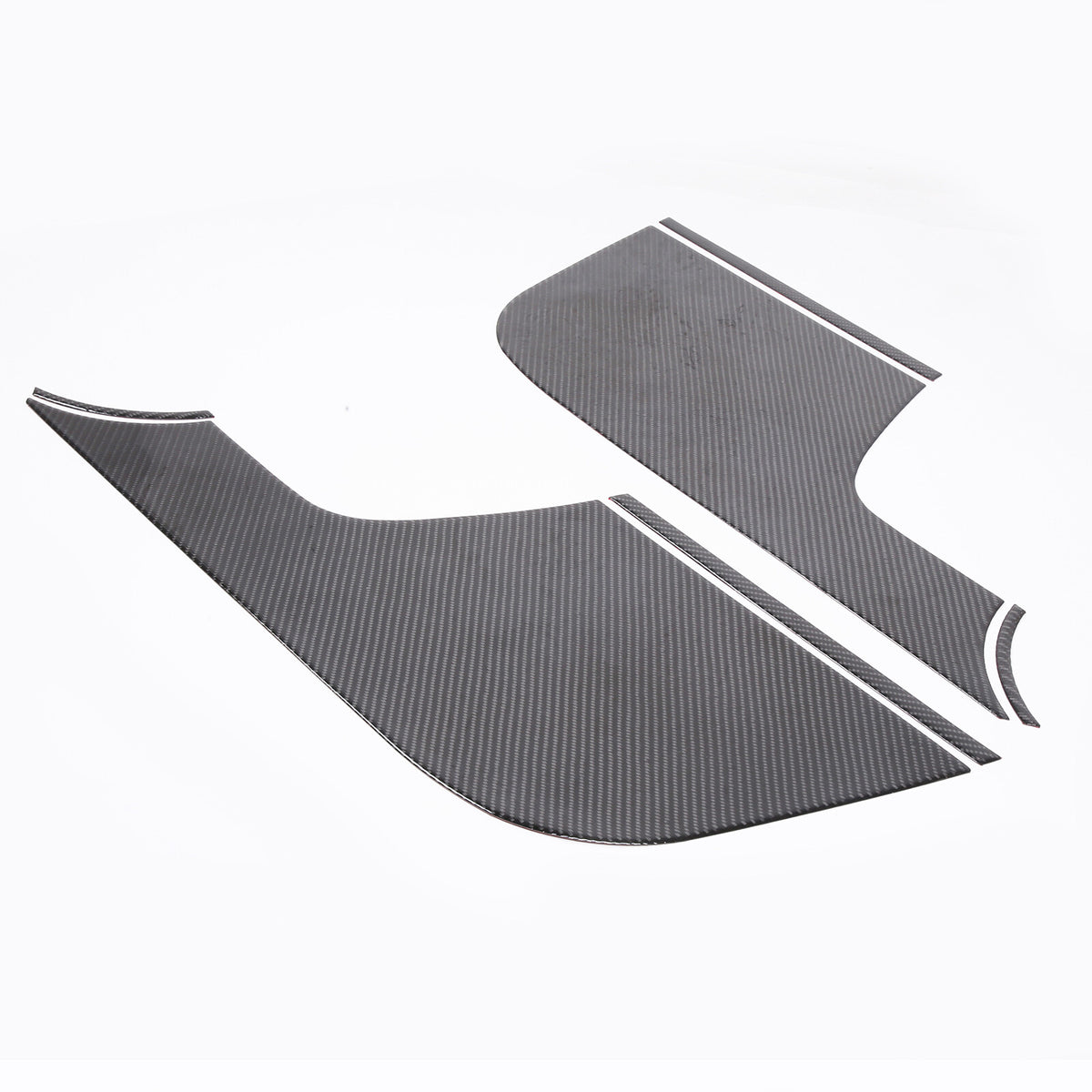 Carbon Fiber Front Door Anti-kick Panel Sticker For Toyota FJ Cruiser 2007-2021 14