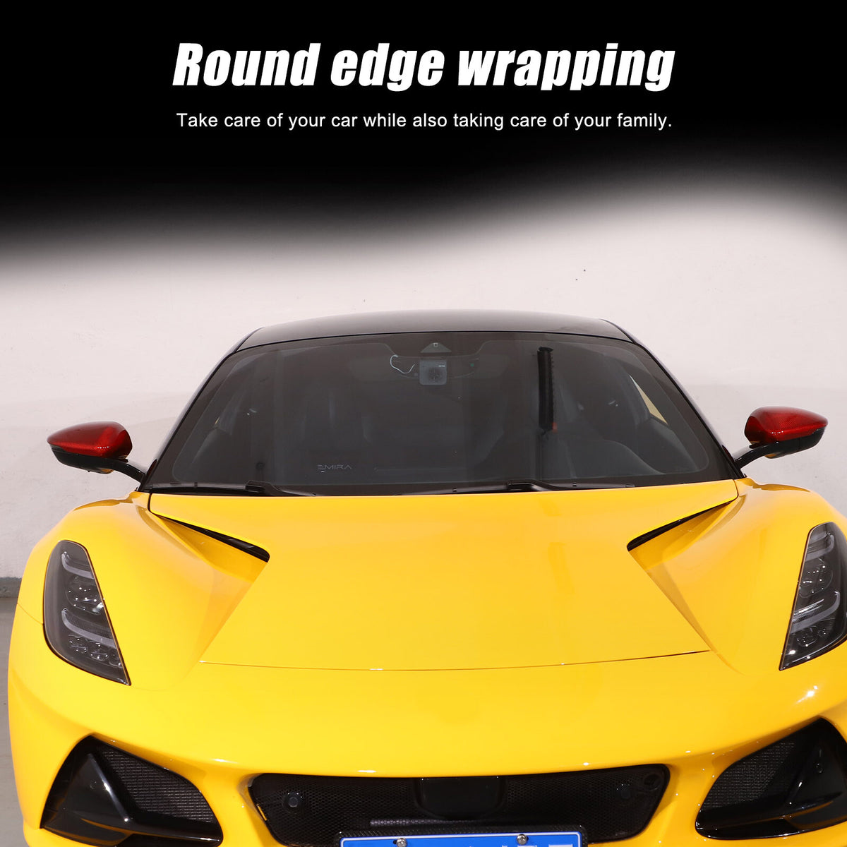 Red Real Carbon Fiber Interior Exterior Conosle Trim Cover For Lotus EMIRA 21-25 40