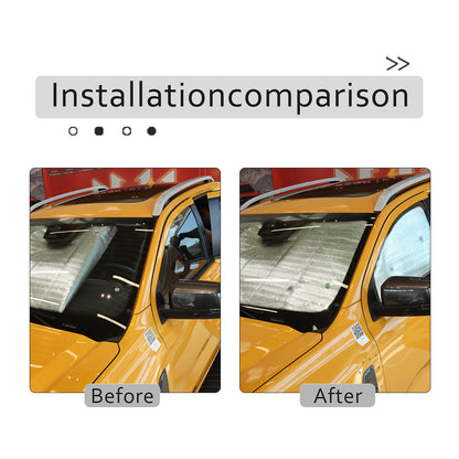 6PCS Windshield Sunshade Front Window Sun Shade Visor For Ford Ranger 2015-21 US 16