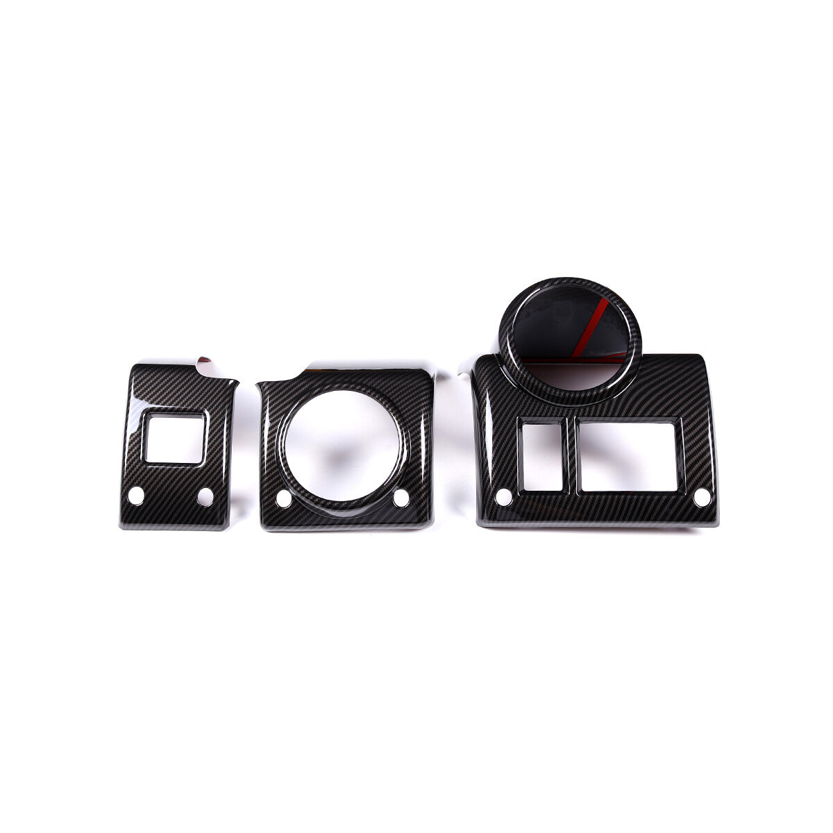 ABS Carbon Fiber Interior Full Set Panel Cover Trim Kit for Hummer H2 2003-2007 16