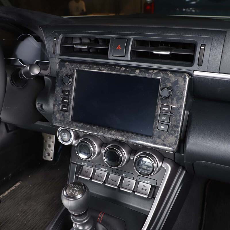 Forged Console GPS Navigation Panel Cover Trim For Toyota 86/Subaru BRZ 2022 6