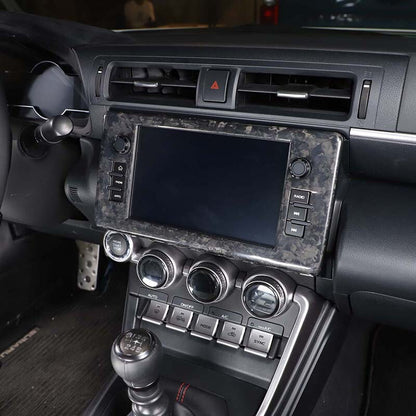 Forged Console GPS Navigation Panel Cover Trim For Toyota 86/Subaru BRZ 2022 6