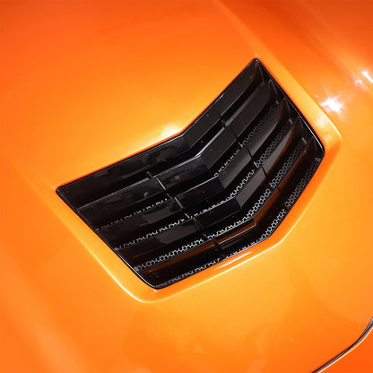Metal Hood Air vent Prevent Clogging Grille Net Fit for Corvette C7 2014-2019 8