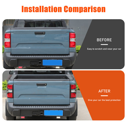 Matte Black Rear Taillight Trim Cover Bezel For Ford Maverick 2022-2024 US 13