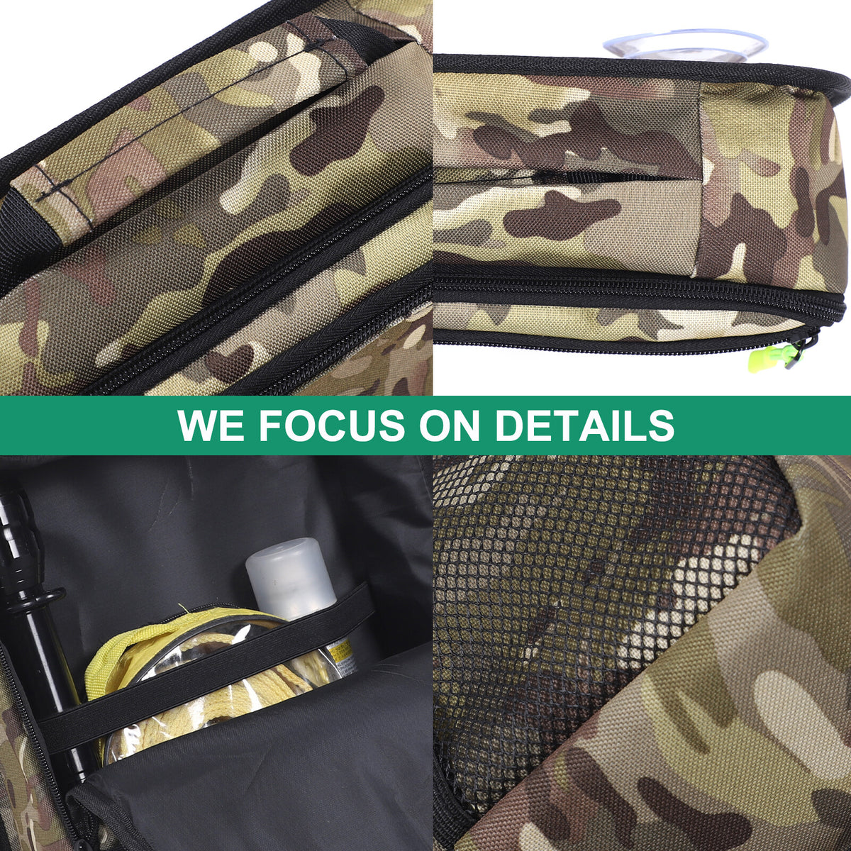 Camouflage Rear Trunk Side Window Storage Bag Tray For LR Defender 110 L663 20+ 12