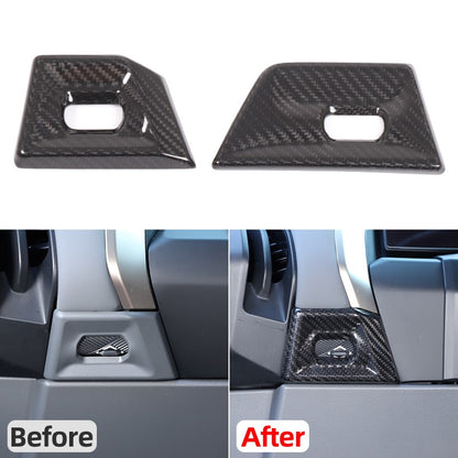 Real Carbon Fiber Dash Side Air Vent Trim Cover For BMW X3 G45 2025+ 24