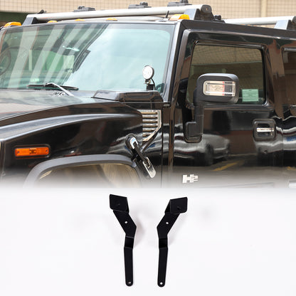 Steel Hood Light Mount Bracket For Hummer H2 2003-2009 23