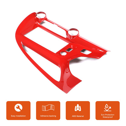 Sport Red ABS Center Console Air Vent Trim For Corvette C7 2014-2019 6
