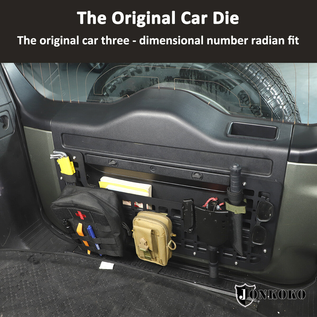 Tailgate Molle Panel Rear Door Cargo Organizer Storage For LR Defender L663 20+ 3