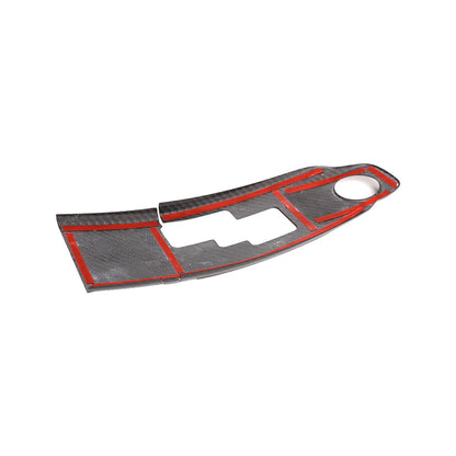 Real Carbon Fiber Gear Shift Panel Trim Cover For Nissan GTR R35 2008-2016 US 16