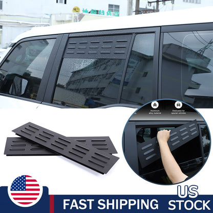 Rear Door Window Louver Air Vent Panel Trim For Toyota Land Cruiser LC250 24+ US 1