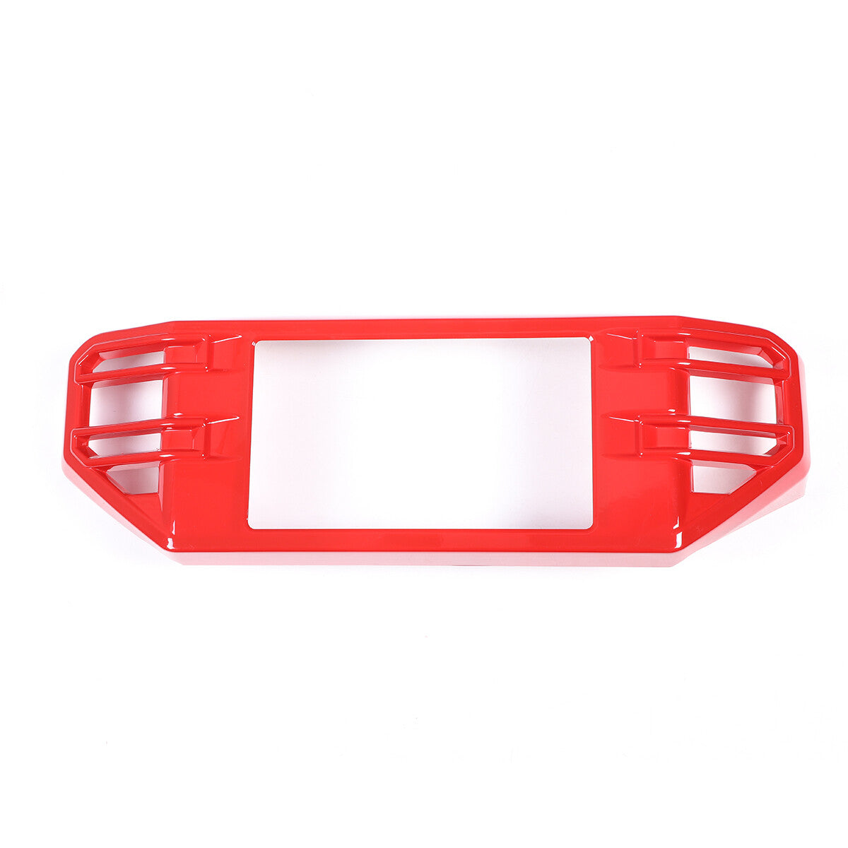 3pcs Red Center Control Air Outlet Frame Cover Trim For Toyota Tundra 2022-2026 11
