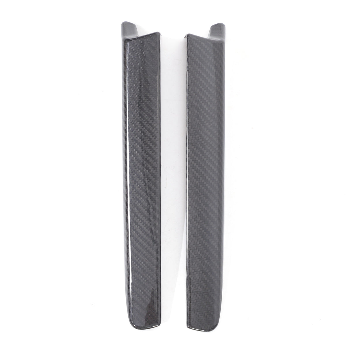 Real Carbon Fiber Side Air Outlet Upper Emblem Panel Trim For Corvette C6 05-13 5