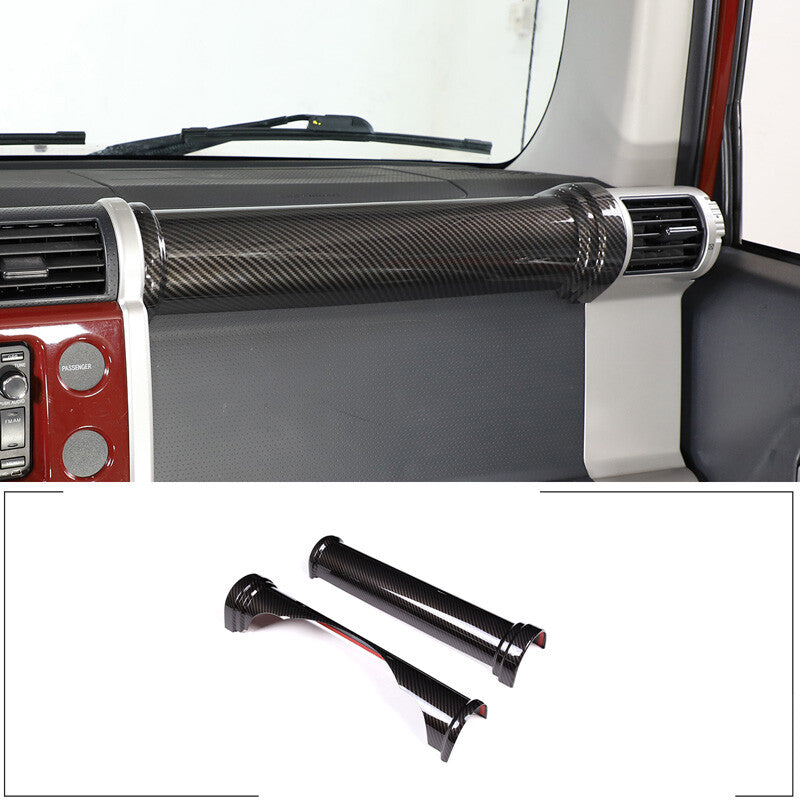 ABS Carbon Fiber Full Interior Center Decoration Trim Kit For FJ Cruiser 2007-21 - Styles 6-10 35
