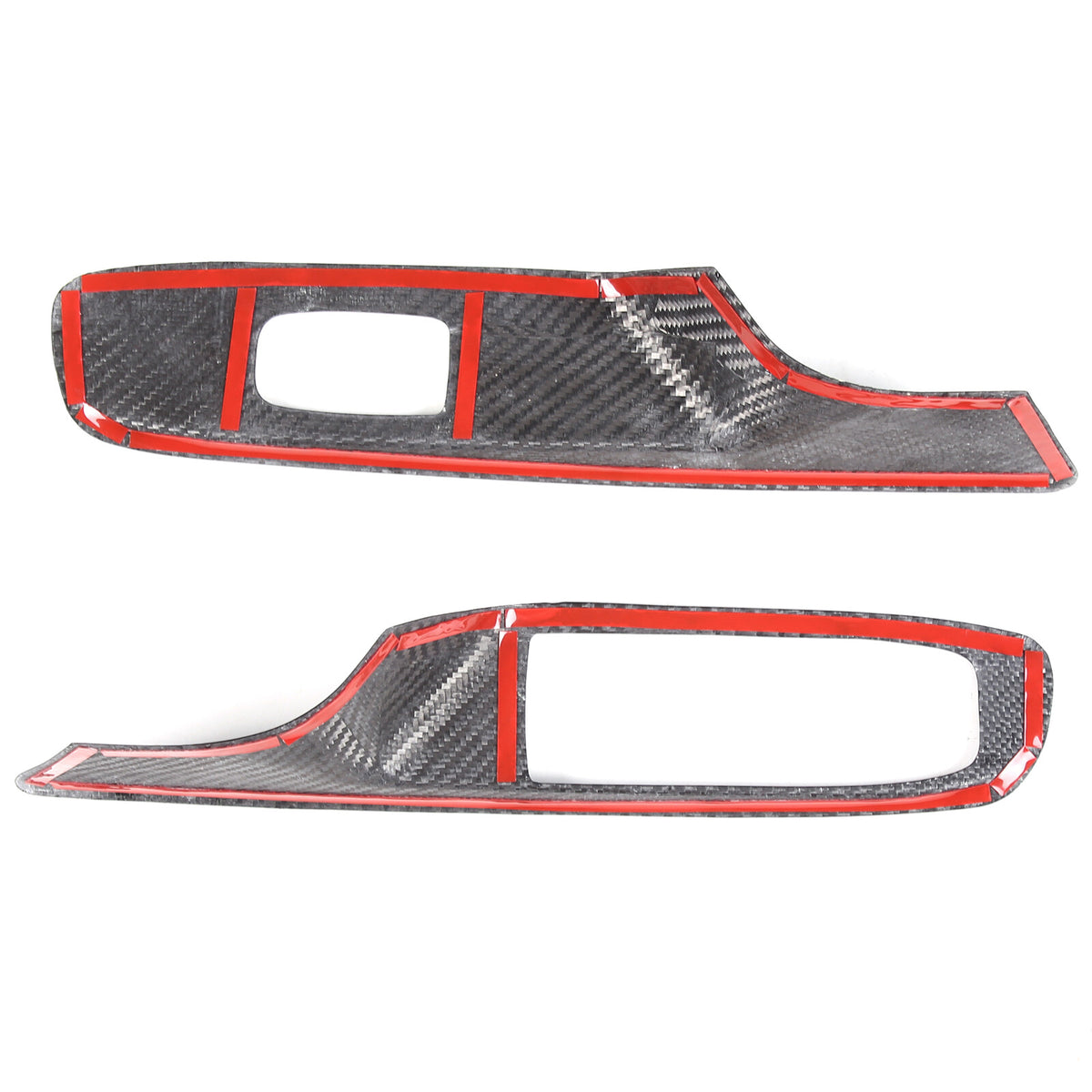 Honeycomb Carbon Fiber Window Lift Switch Panel Trim For Corvette C8 Convertible 18