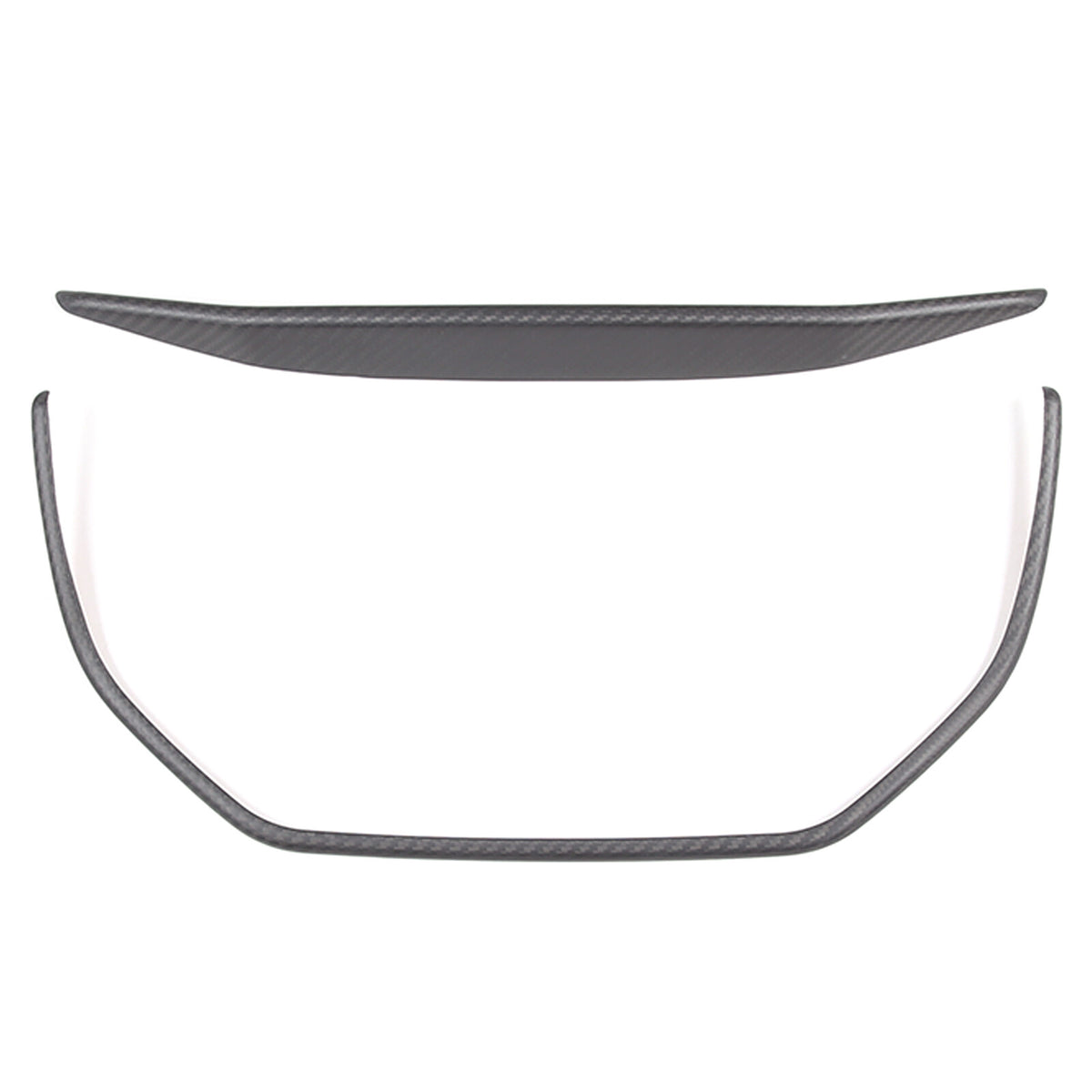 Matt Carbon fiber Center Console air outlet frame Trim For Maserati Ghibli 14-15 9
