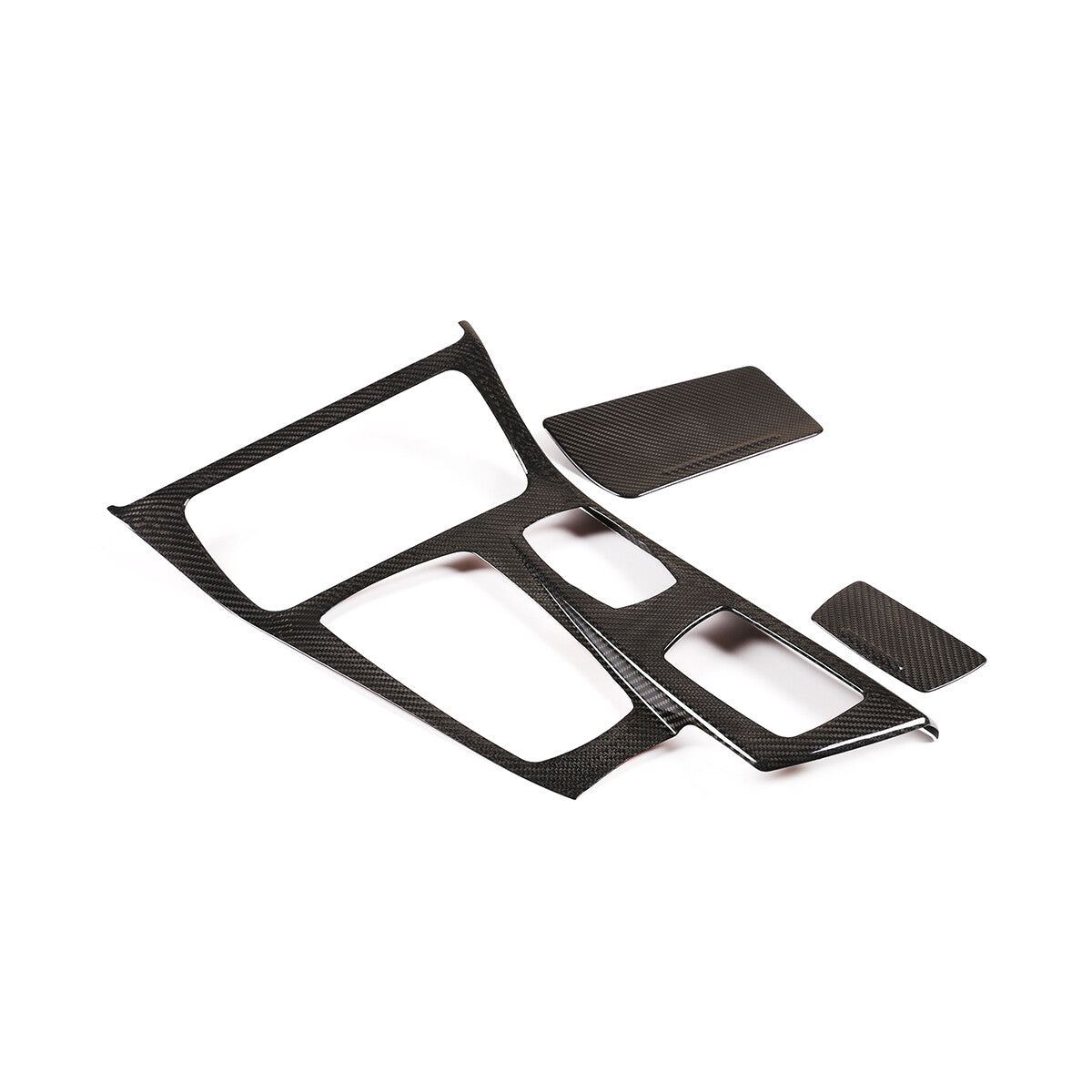 Dry Carbon Fiber For BMW 5 Series F10 2011-2016 Console Gear Box Panel Cover 4