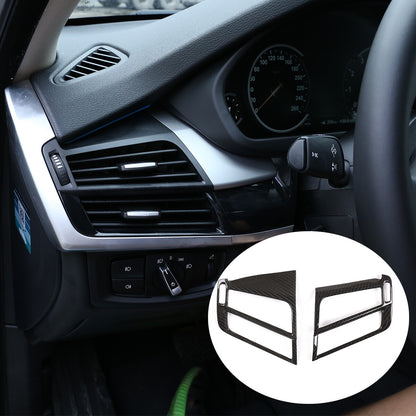 17PCS Real Dry Carbon Fiber Interior Trim Decor Cover For BMW X5 F15 2014-2018 81