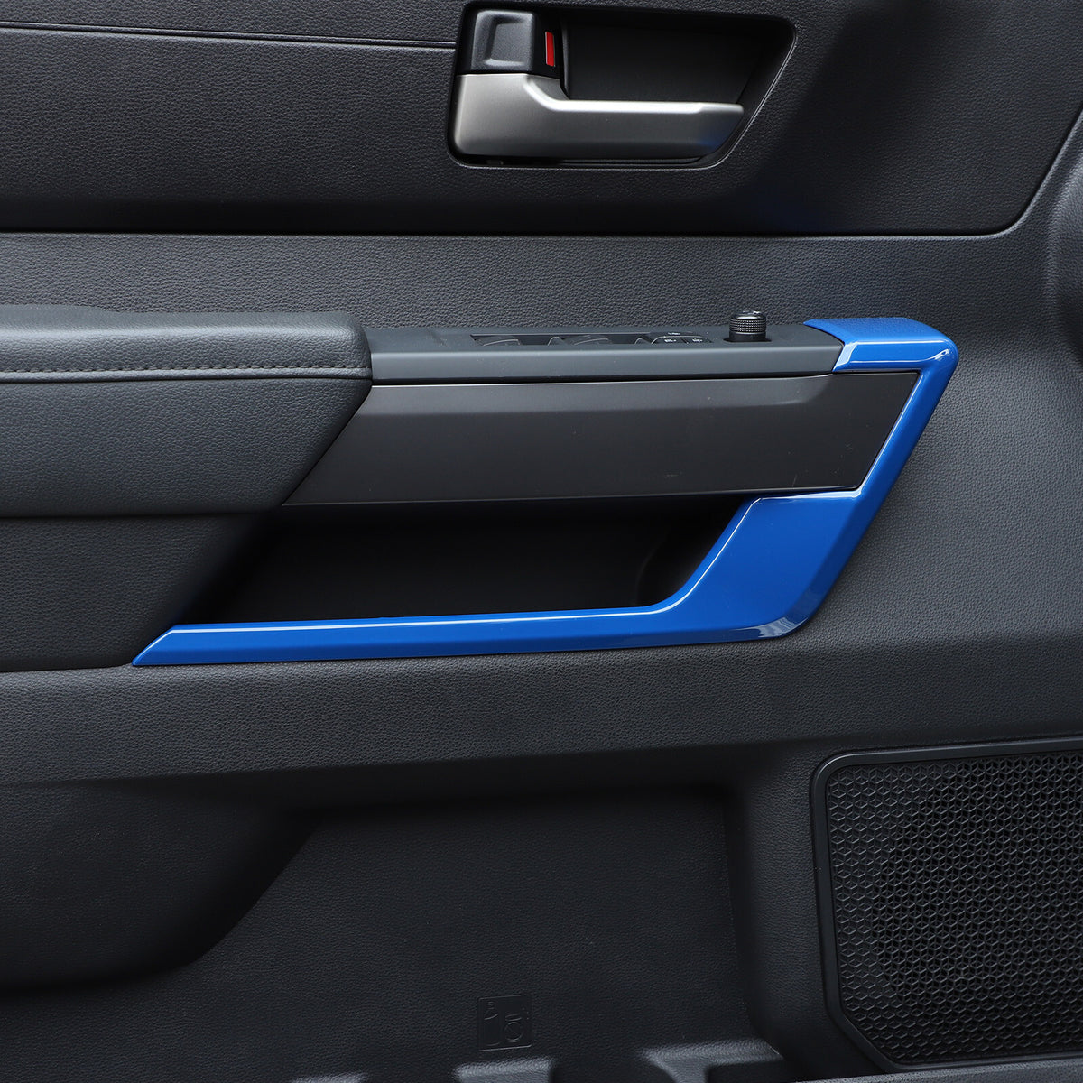 Blue ABS Interior Door Panel Strip Trim Cover For Toyota Tundra/Sequoia 2022-26 6