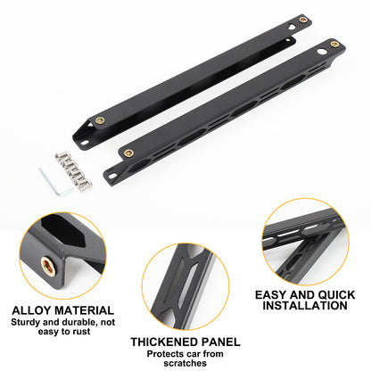 Black Steel Front Seat Adjustment Bracket Trim For LR Defender L316 2004-2018 4