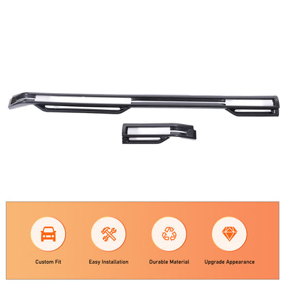 Carbon Fiber Console Dashboard Air Outlet Vent Stripe Trim For MG4 EV 2022-2024 10