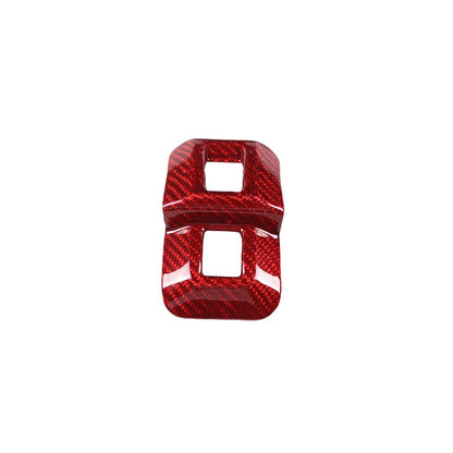 Red Real Carbon Fiber Interior Center Console Trim Set Kit For Subaru BRZ 22+ 113