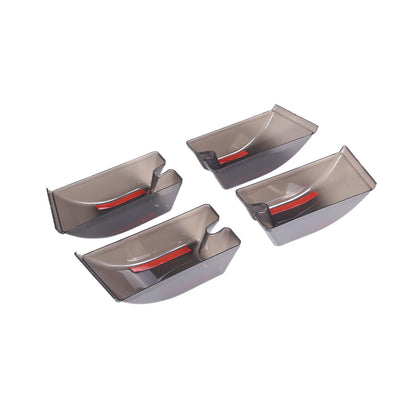 Smoked Blackout Tail Light Roof Light Marker Trim Set For Hummer H2 2003-09 8