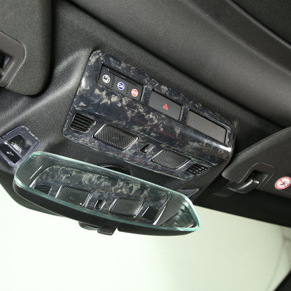 Forged Carbon Fiber Reading Light Trim Frame Cover For Corvette C8 2020-2026 1
