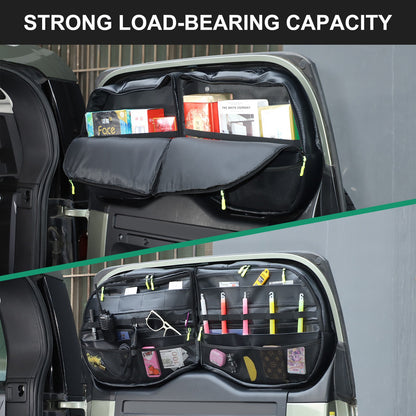Carbon Pattern Tailgate Window Storage Bag For Land Rover Defender L663 2020+ 21