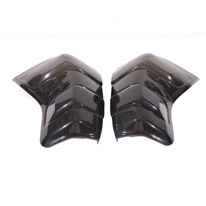 Smoked Black Rear Tail Light Guard Cover Trim Bezel For Toyota Prado FJ150 14-17 4