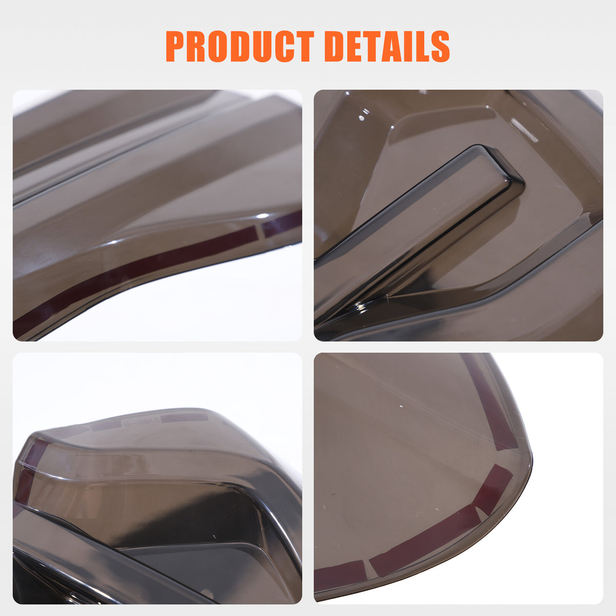 Smoked Black Rear Tail Light Guard Decor Cover Trim Bezels For BMW X3 G01 22+ US 12