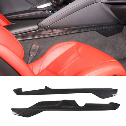 Carbon Fiber ABS Interior Full Decor Cover Trim Kit For Corvette C8 2020-2025 - Styles 36-40 19
