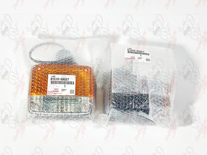 Toyota Genuine Land Cruiser FJ40 BJ40 Front Turn Signal Lights Lamp LH & RH OEM 3
