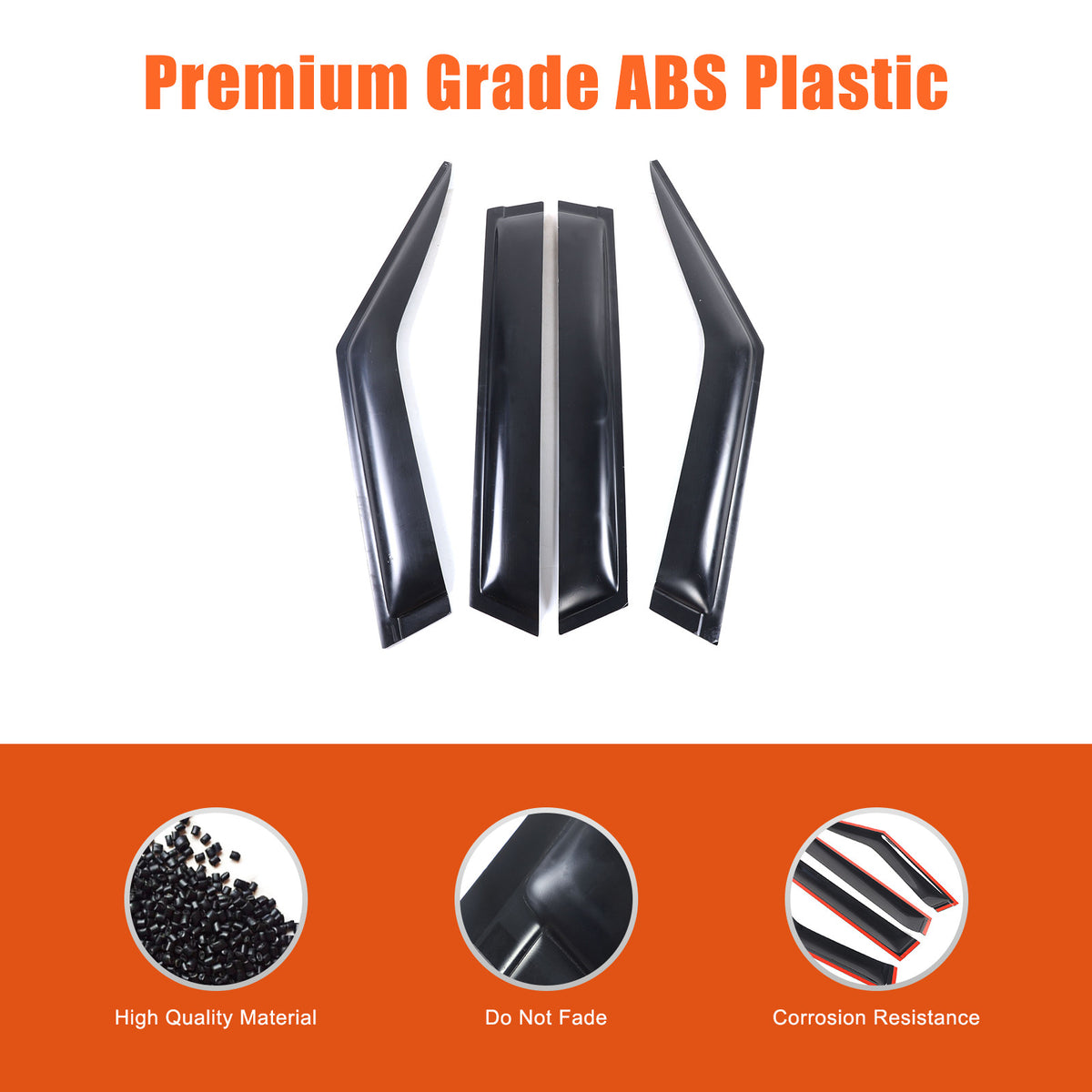 For Range Rover Vogue L460 2023+ Window Wind Visor Rain Guard Vent Deflector 9