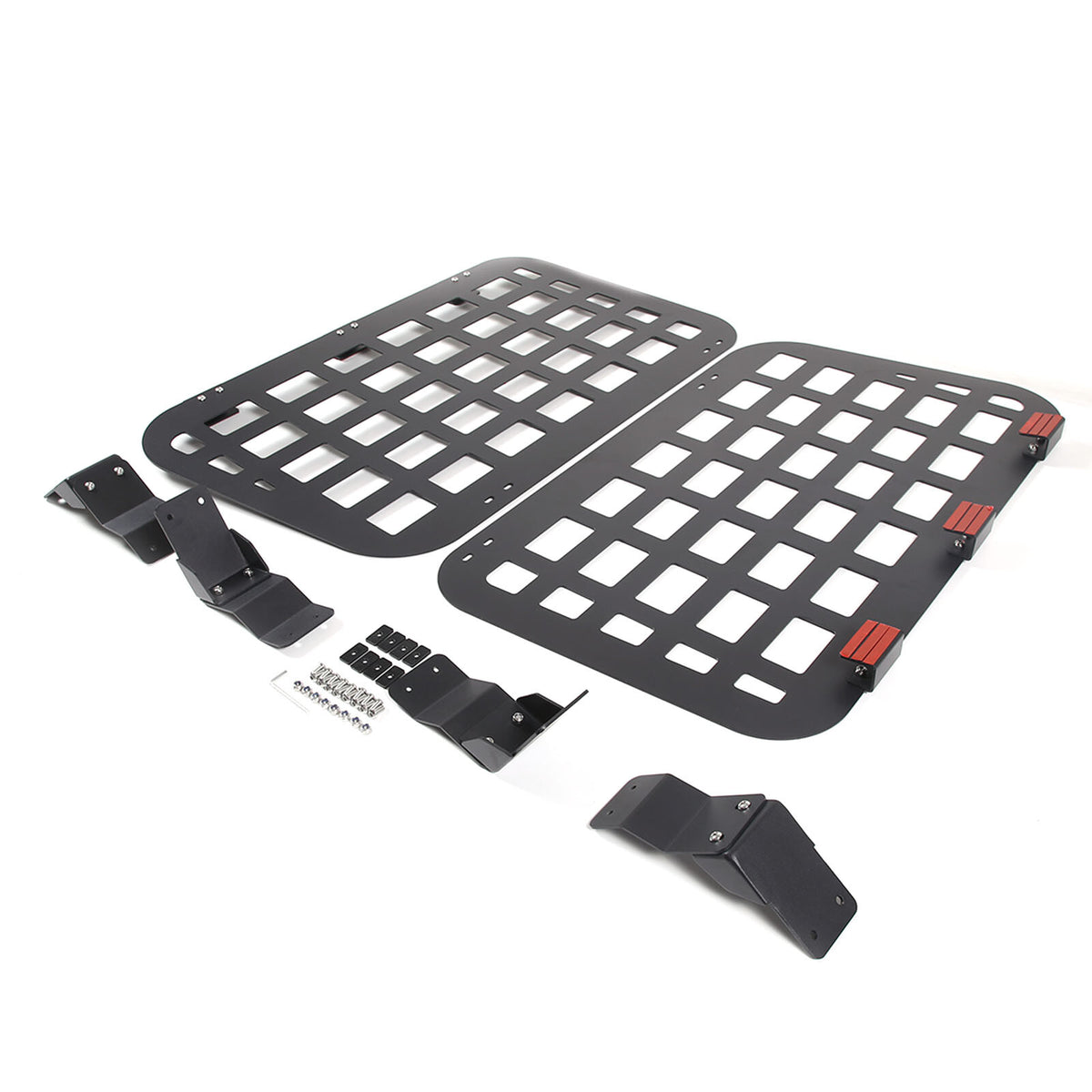 Rear Outer Side Window MOLLE Storage Flank Panel Bracket For Hummer H3 2005-2009 4