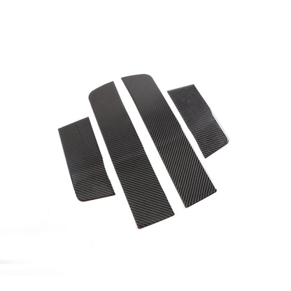 Carbon Fiber Interior Door Armrest Panel Trim Sticker For Hummer H2 2003-09 15