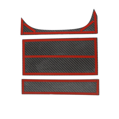 Real Carbon Fiber Interior Center Console Panel Trim For Jaguar F-TYPE 2013-24 12
