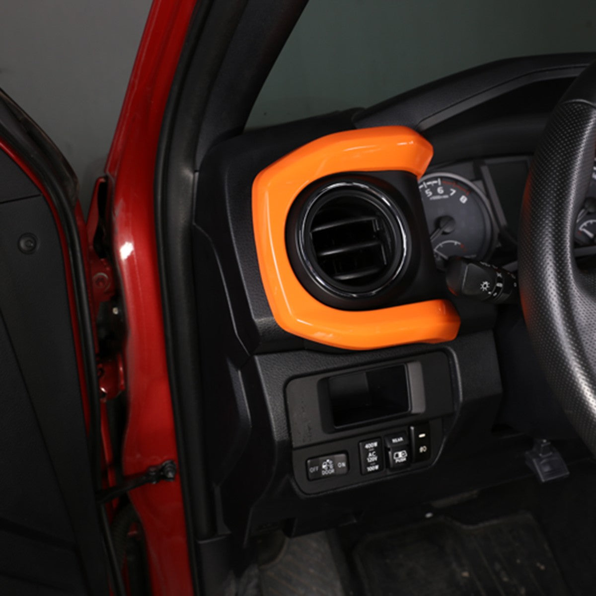 Orange ABS Dashboard Instrument Panel Trim For Toyota Tacoma 2016-2022 13