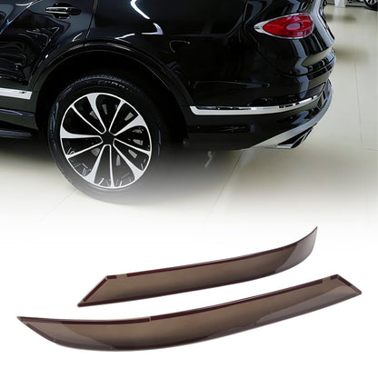 Smoked Black Rear Fog Light Lamp Trim Cover For Bentley Bentayga 2021-23 US 15