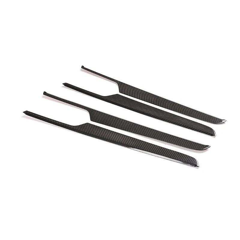 Real Carbon Fiber Interior Door Panel Trim Cover For Porsche Macan 95B 14-20 US 7