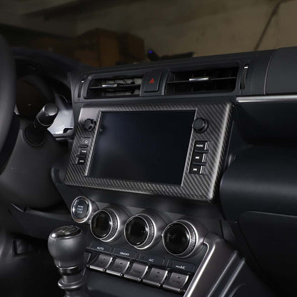 Matte Carbon GPS Navigation Panel Cover Trim For Toyota 86/Subaru BRZ 2022 9