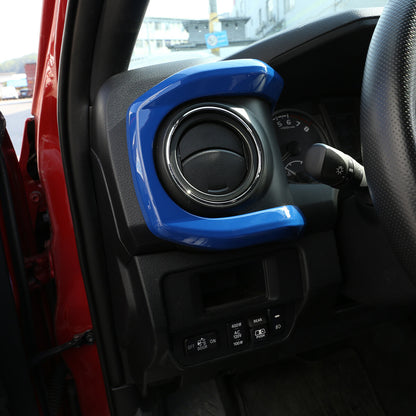 Dark Blue Interior Dashboard Center Console Trim Set Kit For Toyota Tacoma 16-23 9