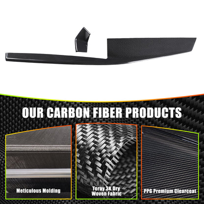 Real Carbon Fiber Center Console Dashboard Trim For BMW X5 G05 X6 G06 X7 G07 23+ 4