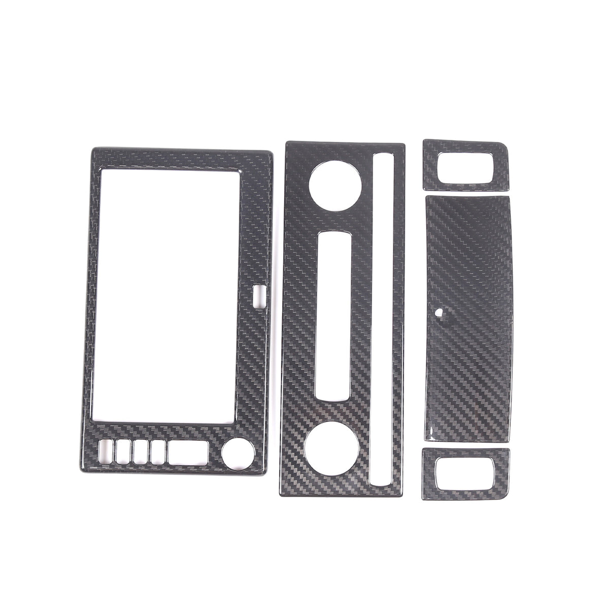 Real Carbon fiber Center Console Navigation Panel Cover Trim For Corvette C6 12