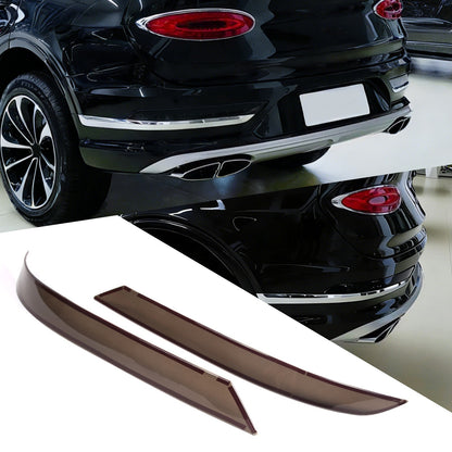 Smoked Black Rear Fog Light Lamp Trim Cover For Bentley Bentayga 2021-23 US 3