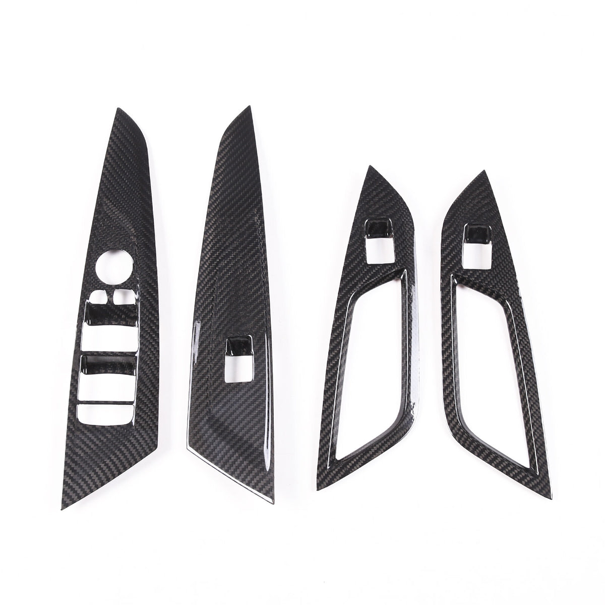 Real Carbon Fiber Window Lift Trim Cover For BMW 4 Series G26 Gran Coupe 22-24 5
