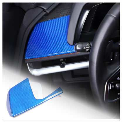 Blue Real Carbon Fiber Full Interior Set Decor Trim Kit for Corvette C8 20-25 - Variants 11-15 26
