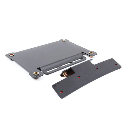 Front Bumper Tow Hook License Plate Mount Bracket For Fiat 500 2007+ US 13