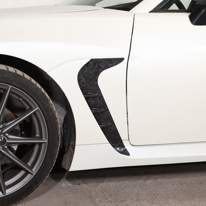 Forged Carbon Front Side Fender Air Outlet Trim For Toyota GR86 Subaru BRZ 2022+ 2