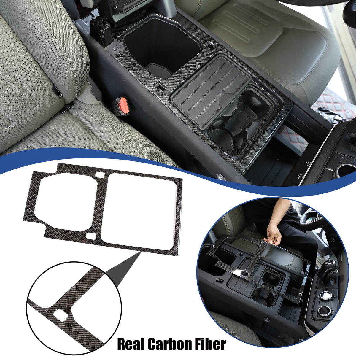 Real Dry Carbon Fiber Full Interior Trim Set For LR Defender 90 110 L663 20-23 61